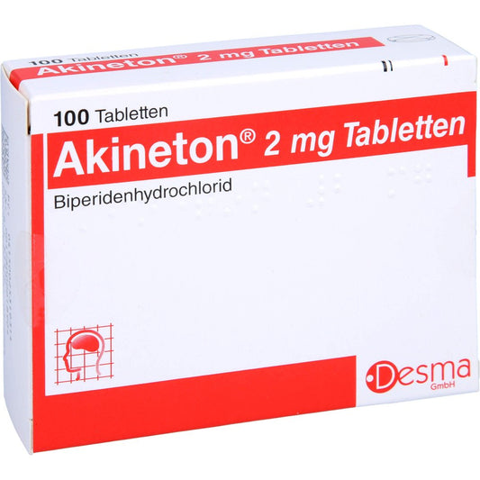 Das Produktfoto zeigt Akineton 2 Mg Tabletten (100 stk) PZN 02531931