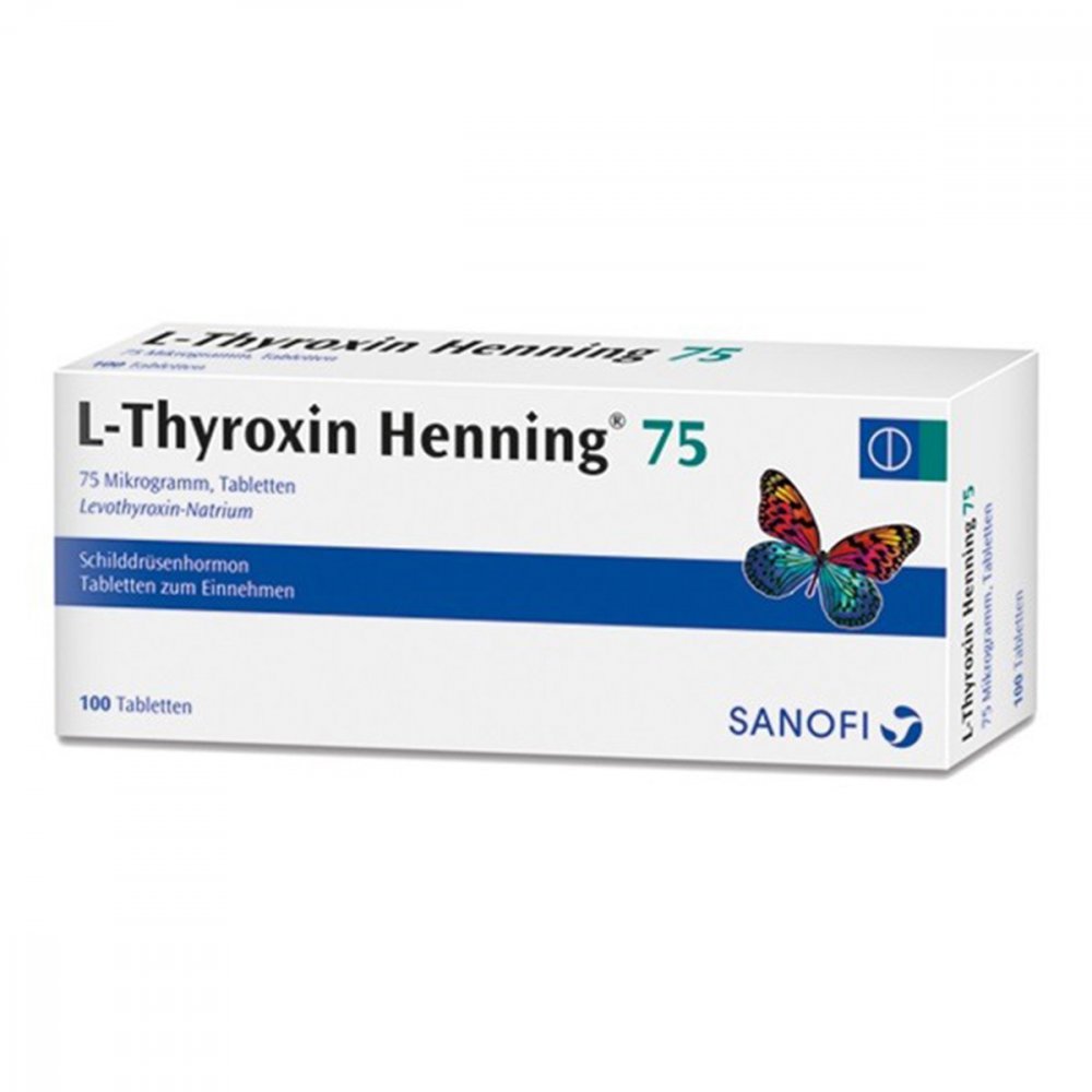 L-Thyroxin 75 Henning Tabletten (100 stk)