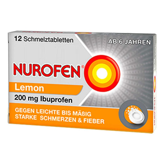 Nurofen 200 Mg Schmelztabletten Lemon (12 stk)