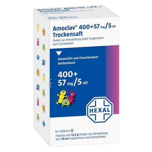 Amoclav 400+57 Mg/5 Ml Trockensaft (70 ml)