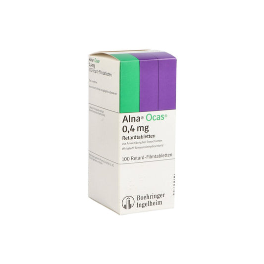 Das Produktfoto zeigt Alna Ocas 0,4 Mg Retardtabletten (100 stk) PZN 02562860