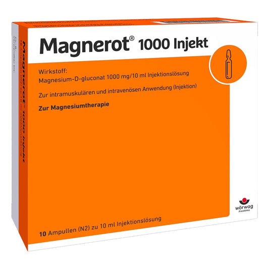Magnerot 1000 Injekt Ampullen (10X10 ml)