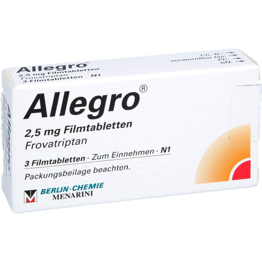 Das Produktfoto zeigt Allegro Filmtabletten (3 stk) PZN 02645876
