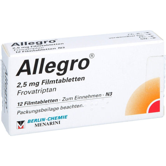 Das Produktfoto zeigt Allegro Filmtabletten (12 stk) PZN 02645907