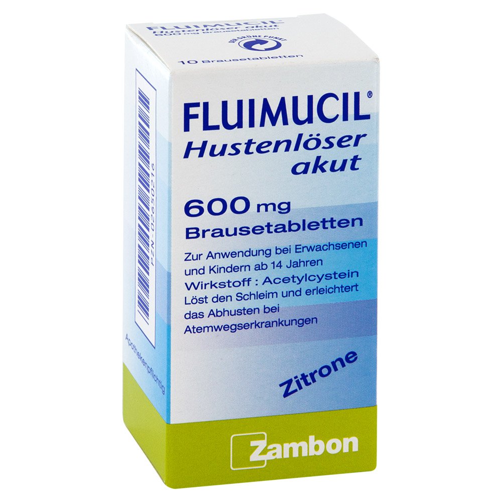 Fluimucil Hustenlöser Akut 600 Brausetabletten (10 stk)