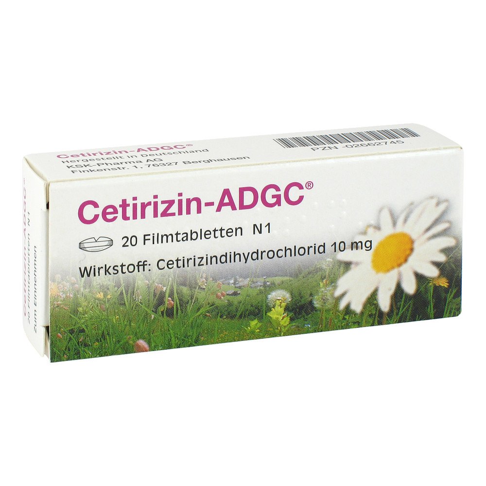 Cetirizin Adgc Filmtabletten (20 stk)