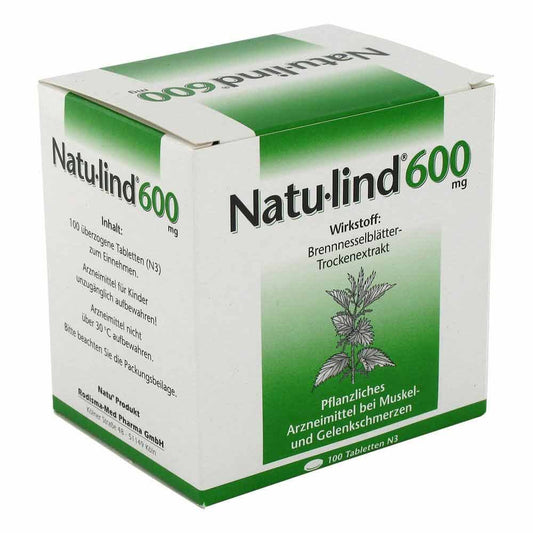 Das Produktfoto zeigt Natulind 600 Mg Überzogene Tabletten (100 stk) PZN 02680772