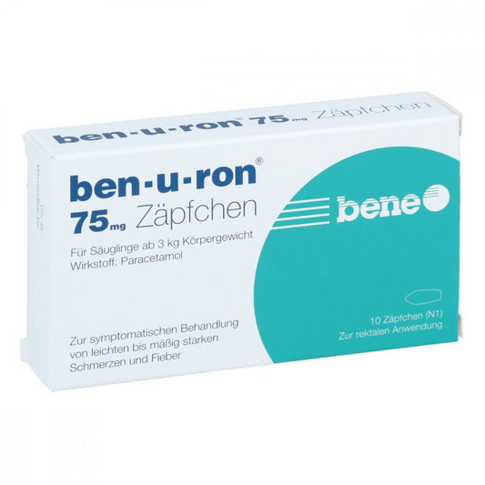 Ben-U-Ron 75 Mg Suppositorien (10 stk)