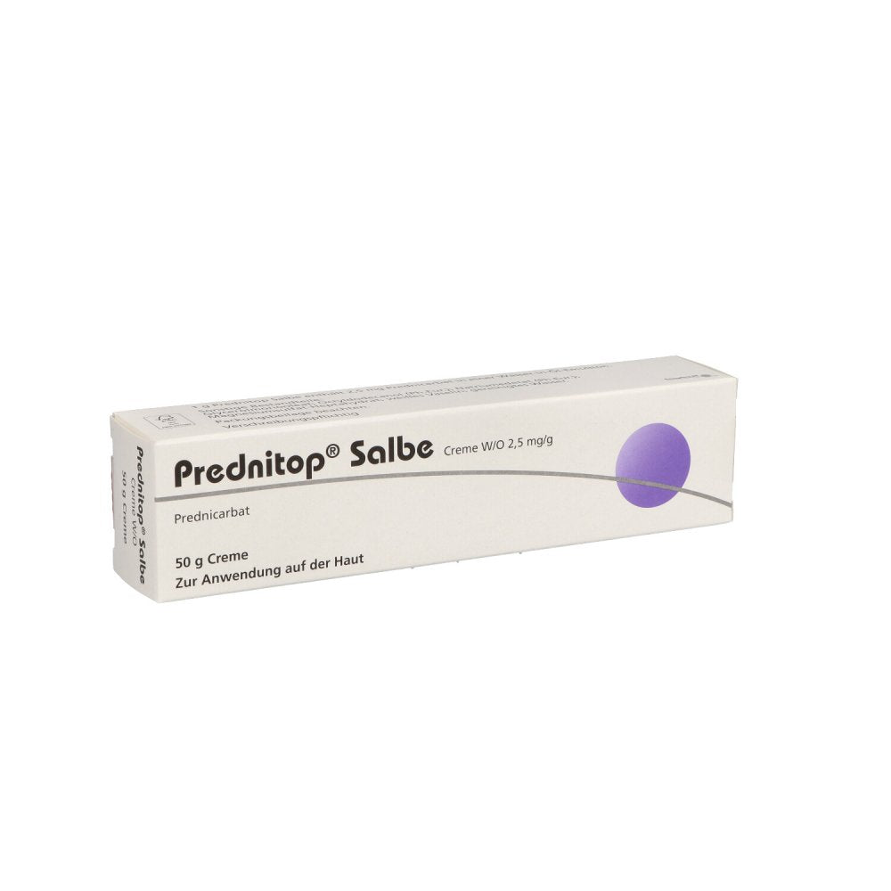 Das Produktfoto zeigt Prednitop Salbe (50 g) PZN 02687142