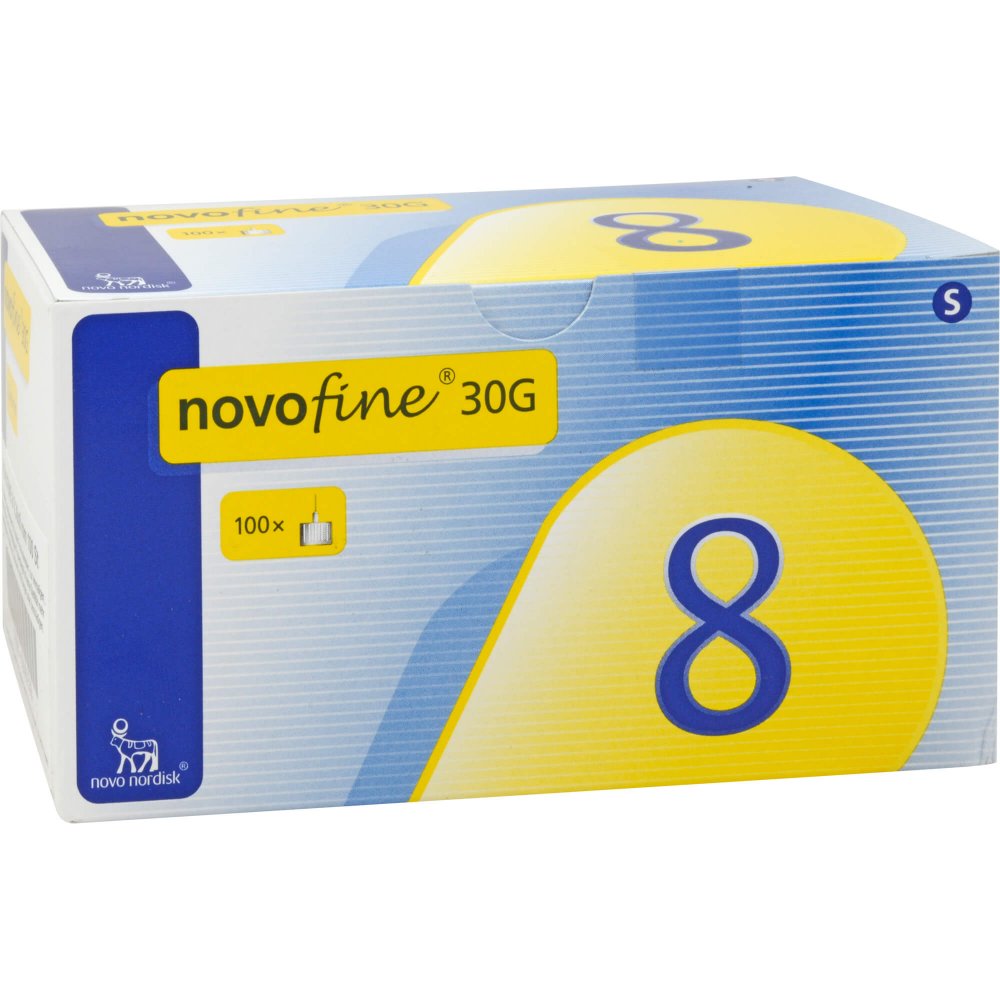 Novofine Nadeln 0,30x8 Mm (100 stk)