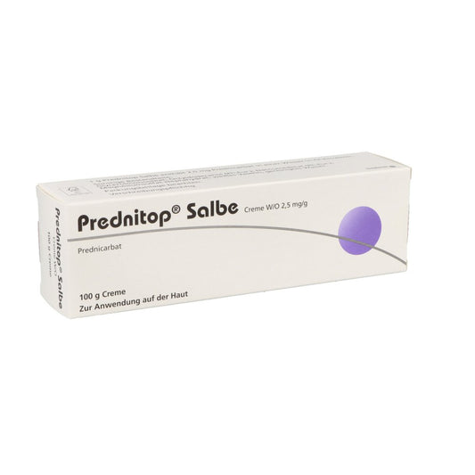Das Produktfoto zeigt Prednitop Salbe (100 g) PZN 02688012