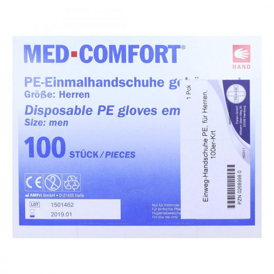 Handschuhe Einmal F.Herren Karton (100 stk)