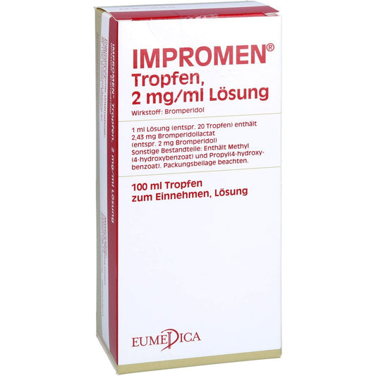 Das Produktfoto zeigt Impromen Tropfen 2mg/Ml Lösung (100 ml) PZN 02697293