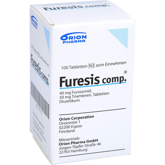 Das Produktfoto zeigt Furesis Comp. Tabletten (100 stk) PZN 02701072
