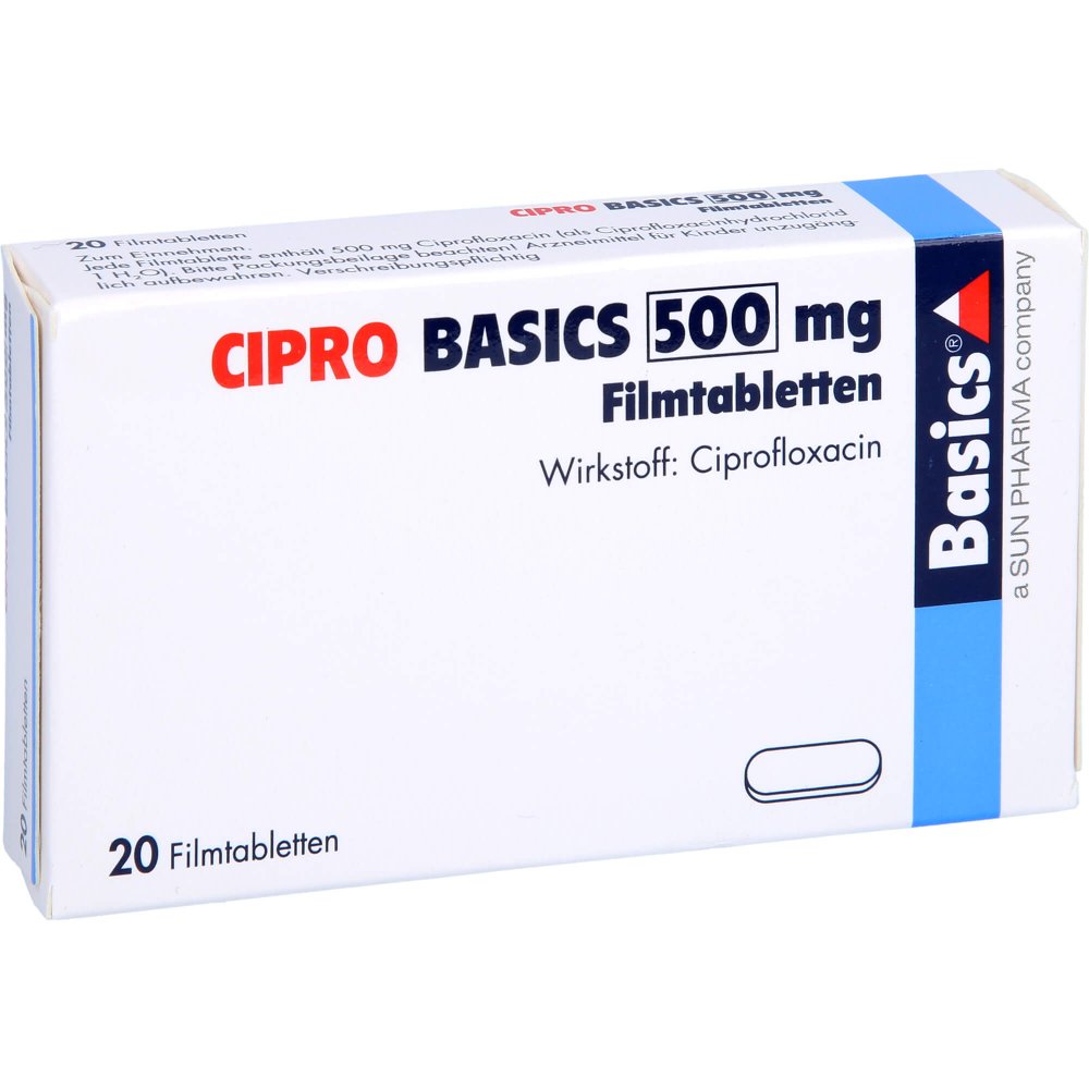 Cipro Basics 500 Mg Filmtabletten (20 stk)