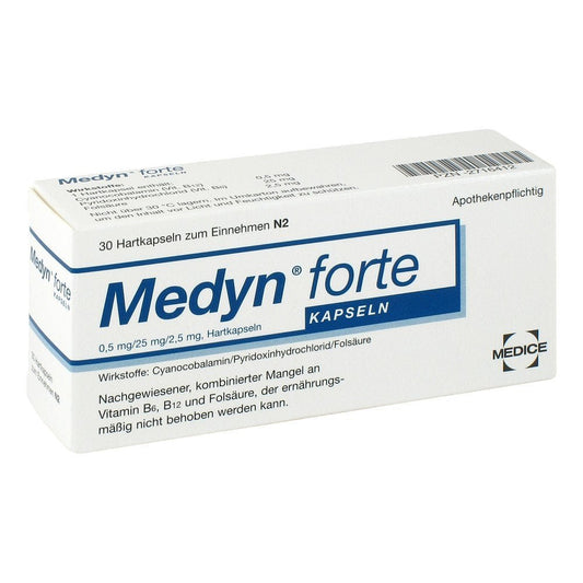 Das Produktfoto zeigt Medyn Forte Kapseln (30 stk) PZN 02716412