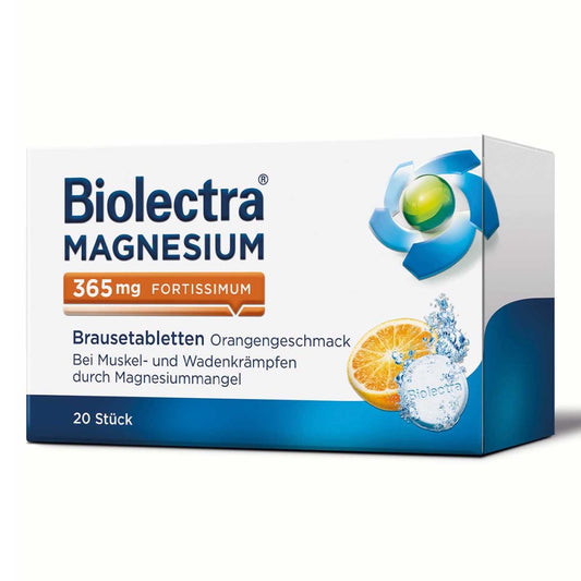 Biolectra Magnesium 365 Mg Fortissimum Orange (20 stk)