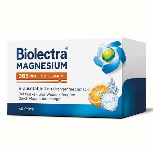 Biolectra Magnesium 365 Mg Fortissimum Orange (40 stk)