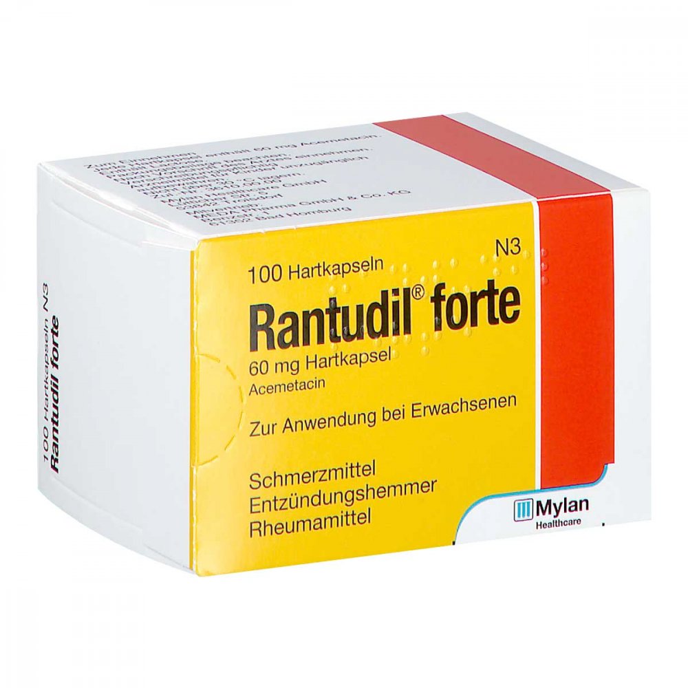 Rantudil Forte Hartkapseln (100 stk)