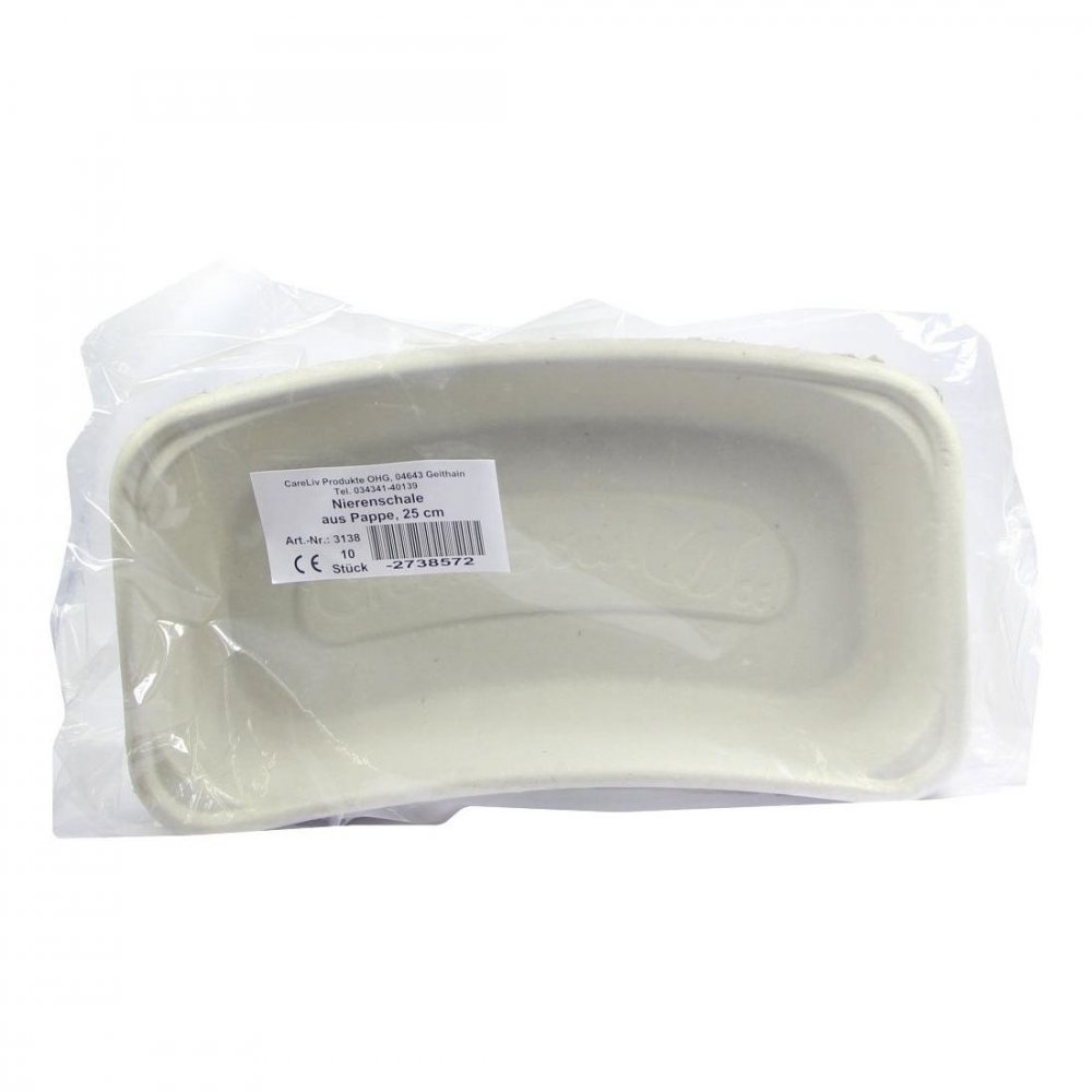 Das Produktfoto zeigt Nierenschale Pappe 25 Cm (10 stk) PZN 02738572