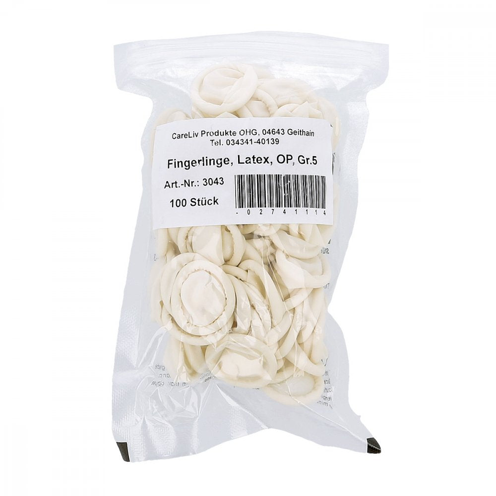 Fingerling Latex Op Gr.5 (100 stk)