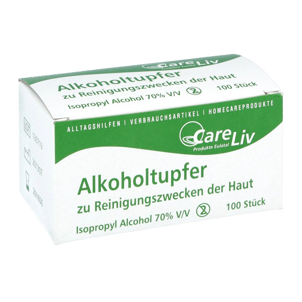 Alkoholtupfer 3x6 Cm Steril (100 stk)