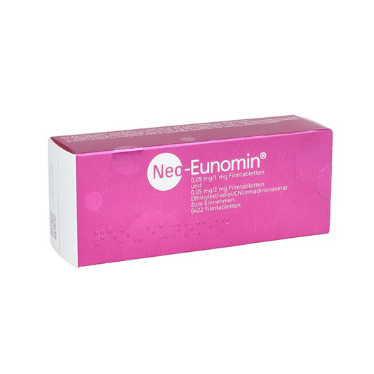 Das Produktfoto zeigt Neo Eunomin Filmtabletten (6X22 stk) PZN 02743024