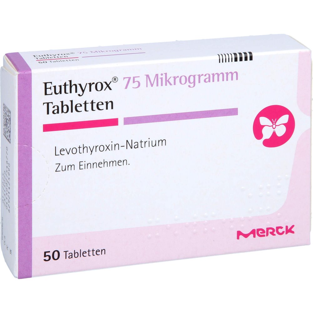 Euthyrox 75 Mikrogramm Tabletten (50 stk)