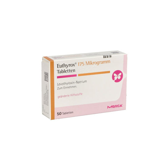 Das Produktfoto zeigt Euthyrox 175 Mikrogramm Tabletten (50 stk) PZN 02754795