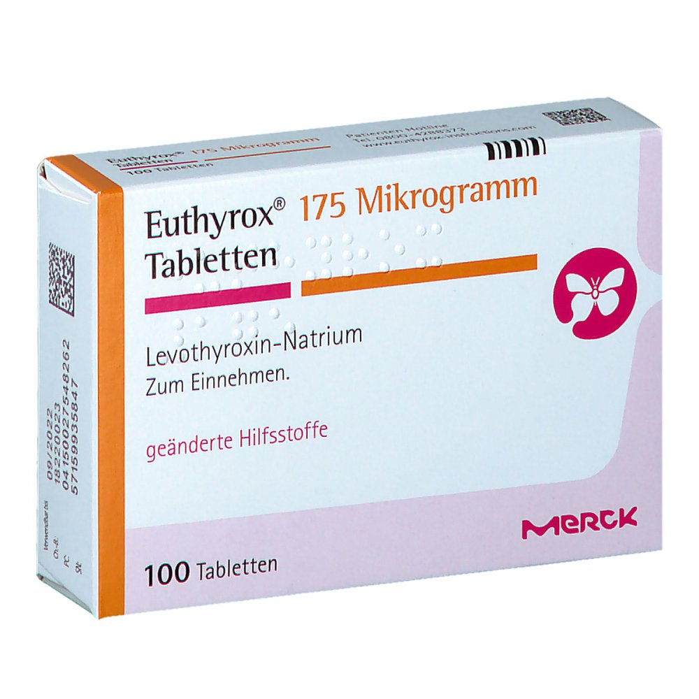 Euthyrox 175 Mikrogramm Tabletten (100 stk)