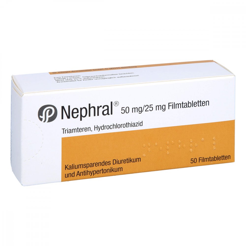 Das Produktfoto zeigt Nephral Filmtabletten (50 stk) PZN 02756475