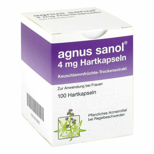 Das Produktfoto zeigt Agnus Sanol Hartkapseln (100 stk) PZN 02763363