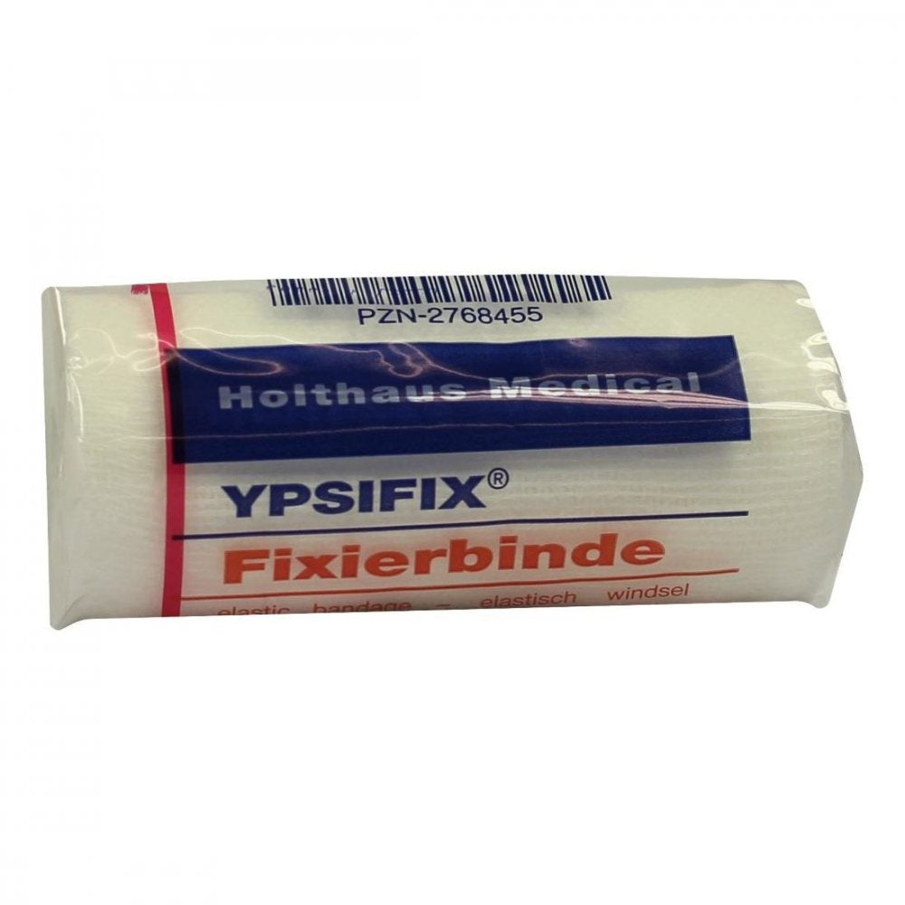 Das Produktfoto zeigt Fixierbinde Ypsifix Elastisch 8 Cmx4 M I.Zellglas (1 stk) PZN 02768455