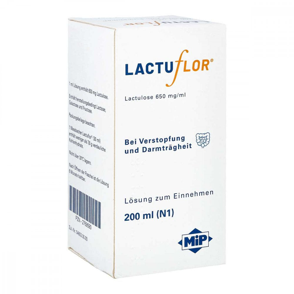Das Produktfoto zeigt Lactuflor Lösung Zum Einnehmen (200 ml) PZN 02769590