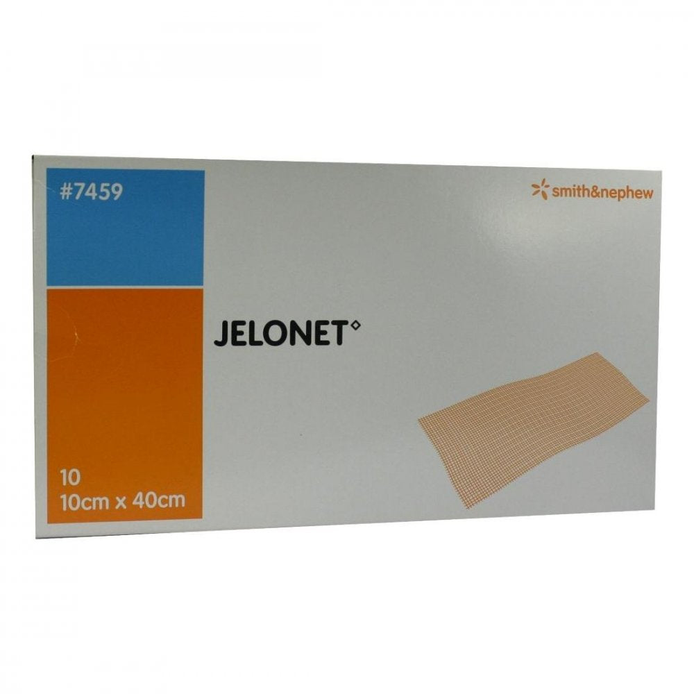 Das Produktfoto zeigt Jelonet Paraffingaze 10x40 Cm Steril (10 stk) PZN 02782426