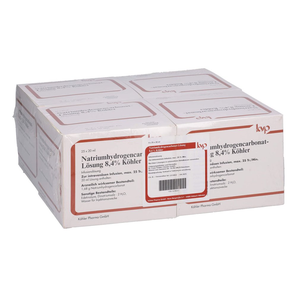 Natriumhydrogencarbonat-Lösung 8,4% Köhler (100X20 ml)