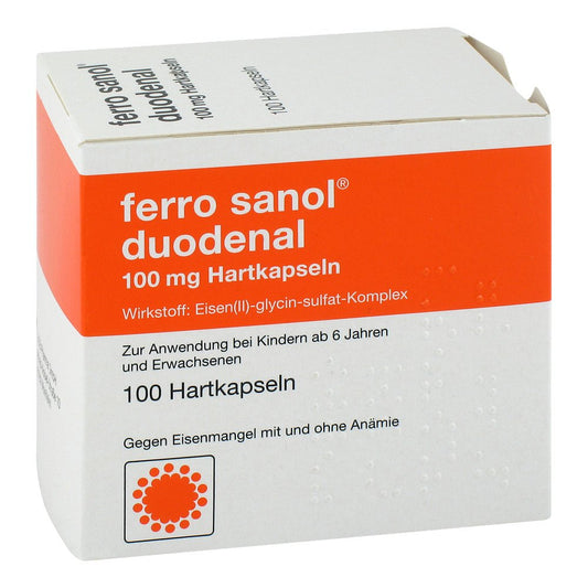 Ferro Sanol Duodenal Hartkaps.M.Msr.Überz.Pell. (100 stk)