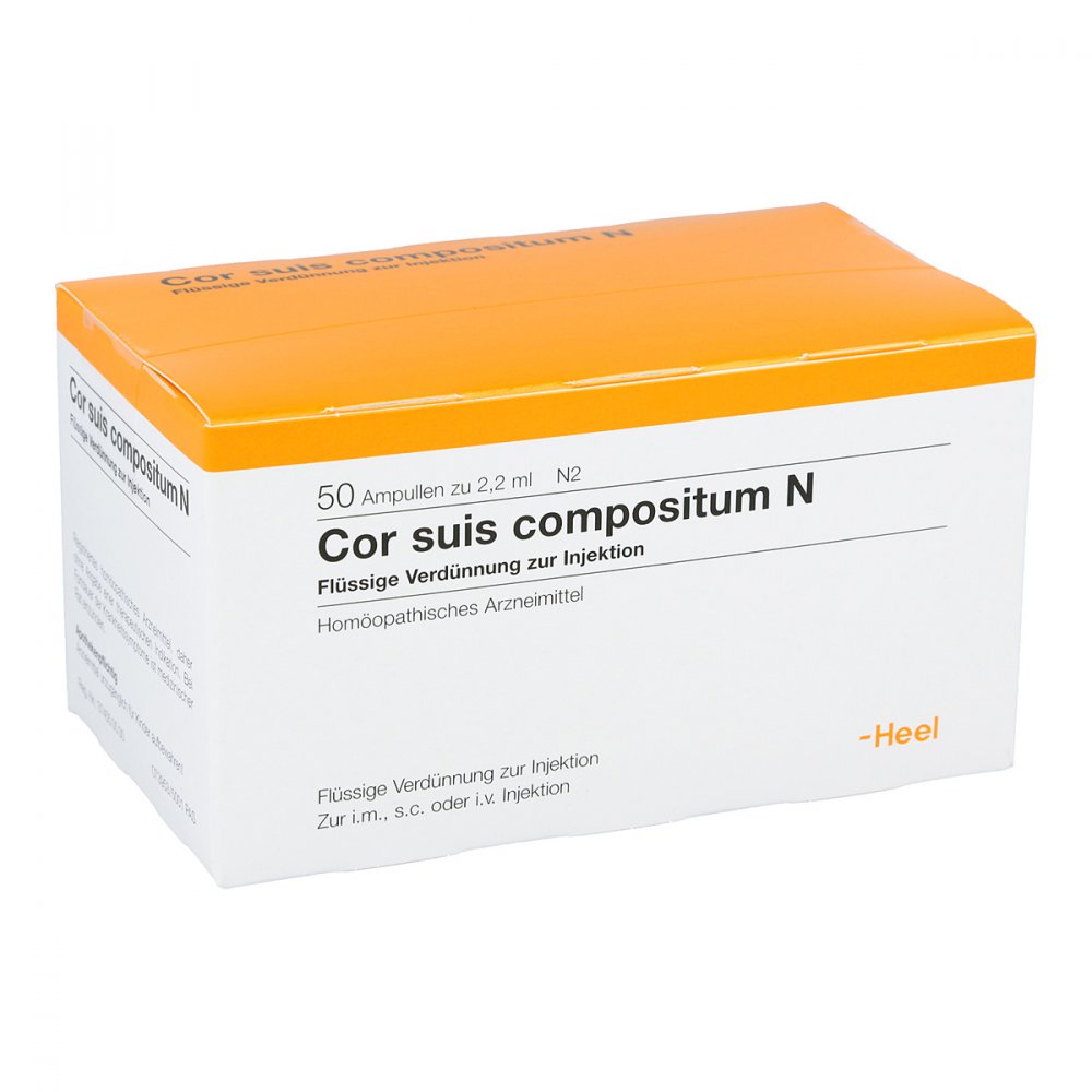 Das Produktfoto zeigt Cor Suis Compositum N Ampullen (50 stk) PZN 02814043