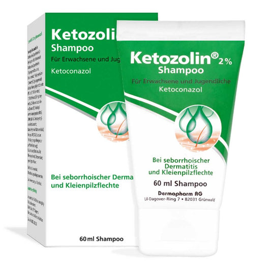 Ketozolin 2% Shampoo (60 ml)