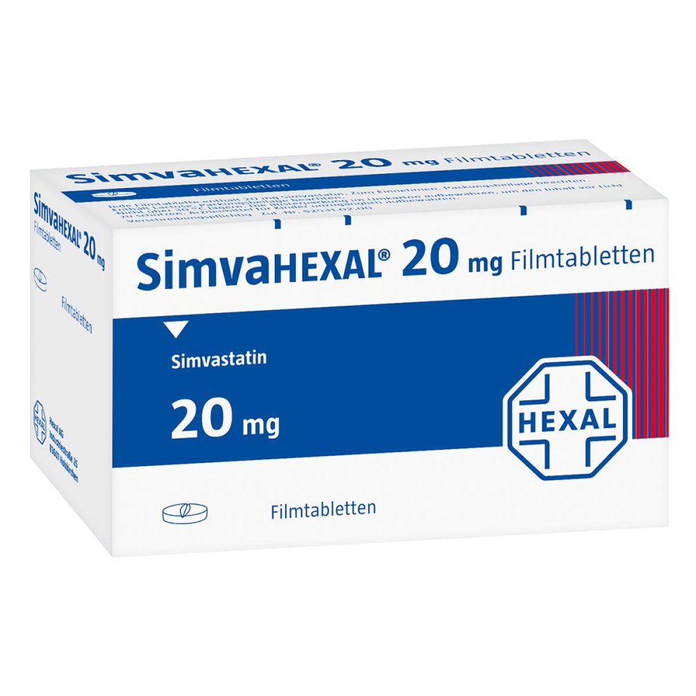 Simvahexal 20 Mg Filmtabletten (100 stk)