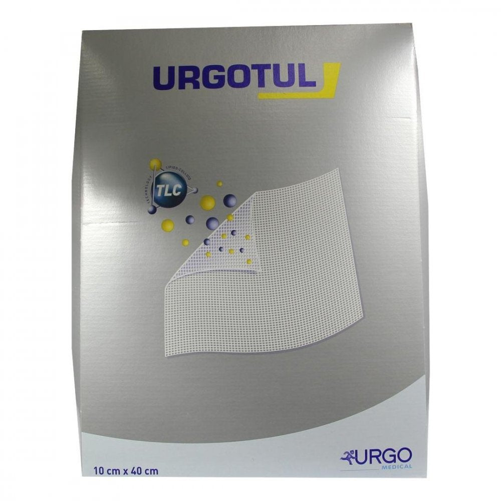 Das Produktfoto zeigt Urgotül 10x40 Cm Wundgaze (10 stk) PZN 02859726