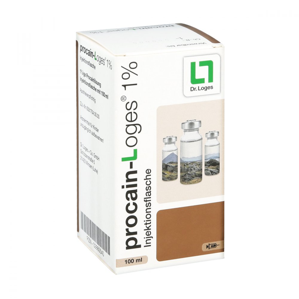 Procain-Loges 1% Injektionsflasche (100 ml)