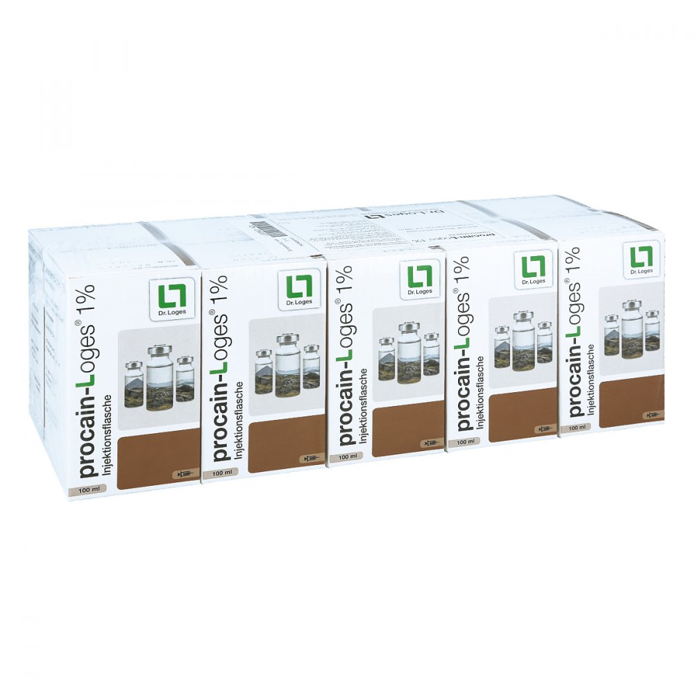 Procain-Loges 1% Injektionsflasche (10X100 ml)