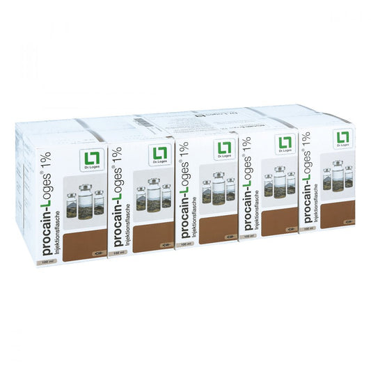 Procain-Loges 1% Injektionsflasche (10X100 ml)