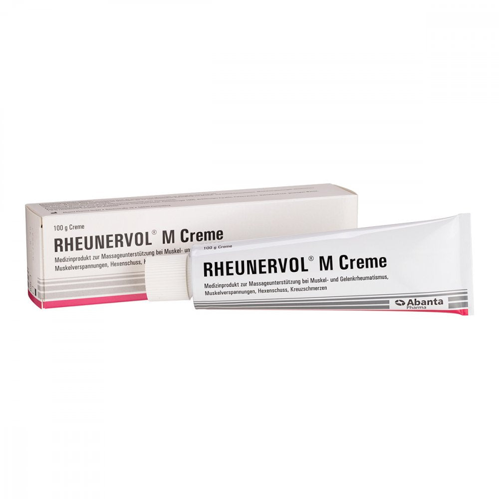 Das Produktfoto zeigt Rheunervol M Creme (100 g) PZN 02912604