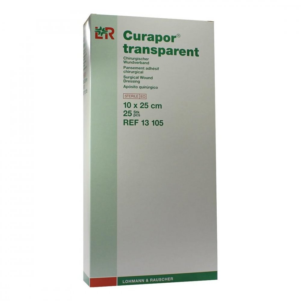 Curapor Wundverband Steril Transparent 10x25 Cm (25 stk)
