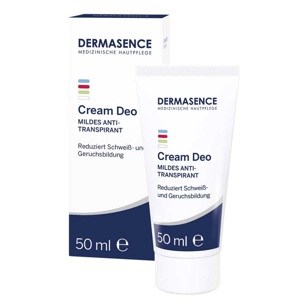 Das Produktfoto zeigt Dermasence Cream Deo (50 ml) PZN 02935189