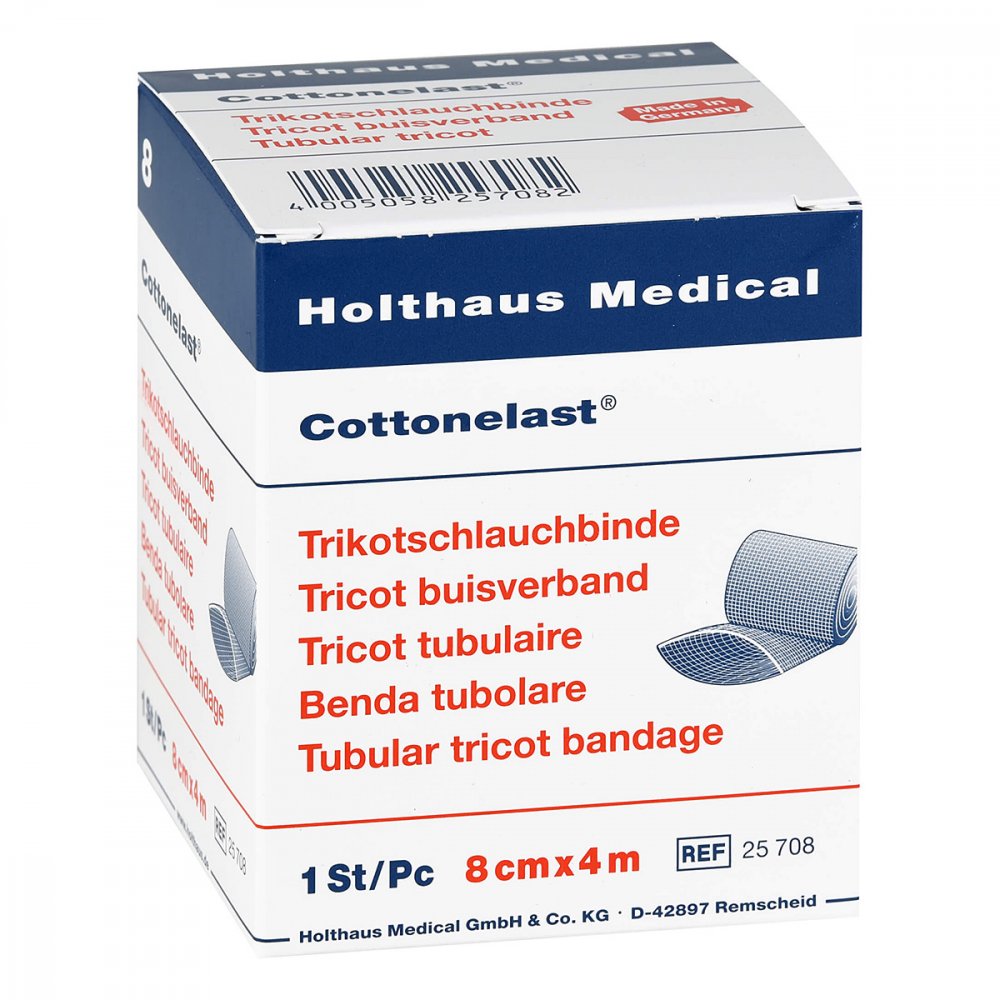 Das Produktfoto zeigt Trikotschlauch Binde 8 Cmx4 M (1 stk) PZN 03028217