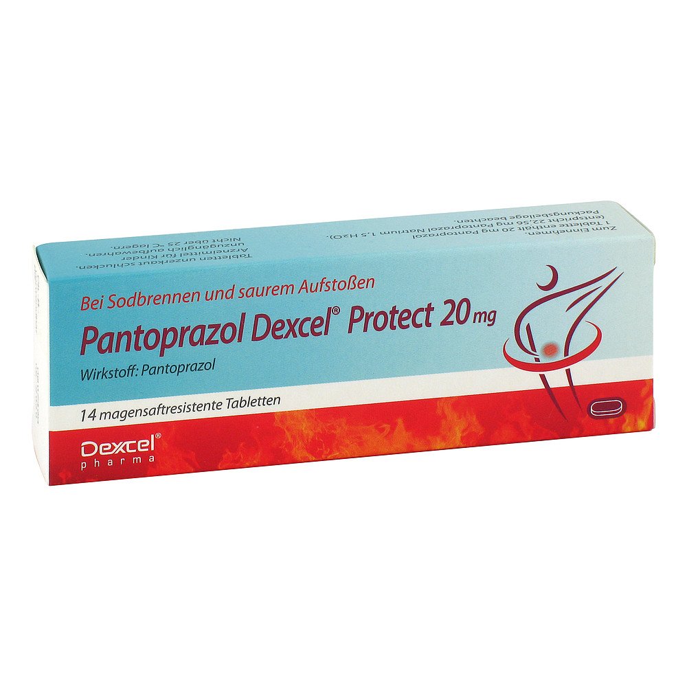 Pantoprazol Dexcel Protect 20 Mg Magensaftres.Tab. (14 stk)