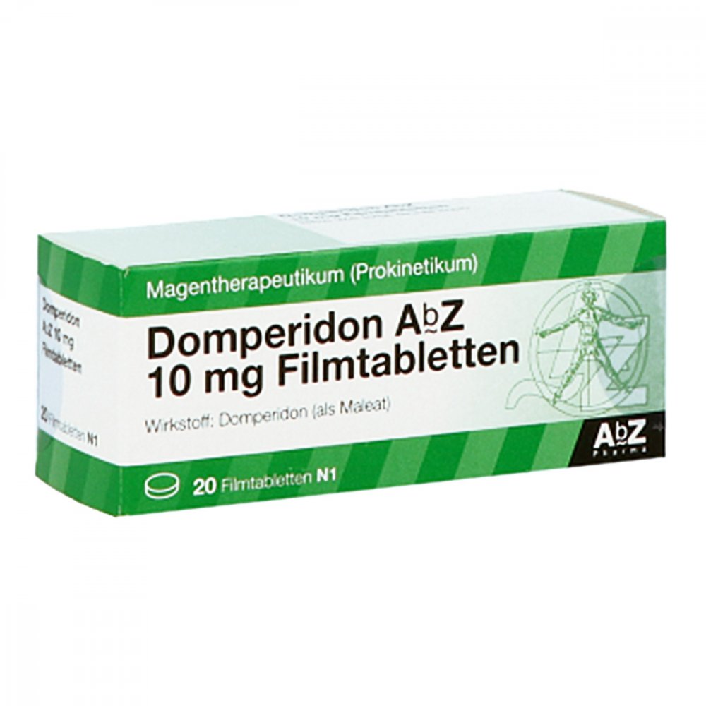 Domperidon Abz 10 Mg Filmtabletten (20 stk)